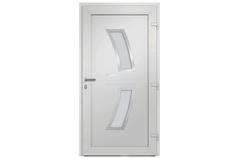 hoveddør 88x200 cm hvid - Hvid - Hus & renovering - Byggeri - Dørre & porte - Yderdør & hoveddør - Enkelt yderdør