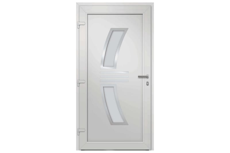 hoveddør 98x208 cm hvid - Hvid - Hus & renovering - Byggeri - Dørre & porte - Yderdør & hoveddør - Enkelt yderdør