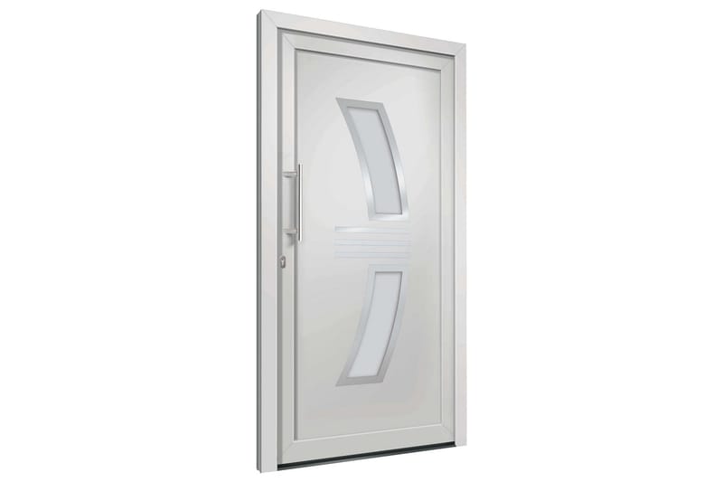 hoveddør 98x208 cm hvid - Hvid - Hus & renovering - Byggeri - Dørre & porte - Yderdør & hoveddør - Enkelt yderdør