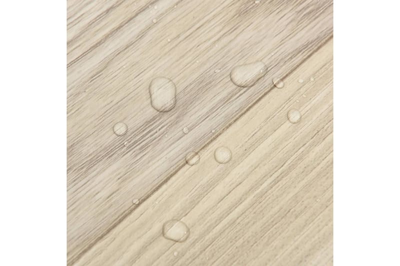 Selvklæbende Gulvbrædder 55 Stk. 5,11 M² Pvc Beigestribet - Beige - Hus & renovering - Byggeri - Gulv, væg & tag - Gulv - Gulvplader & plastikfliser