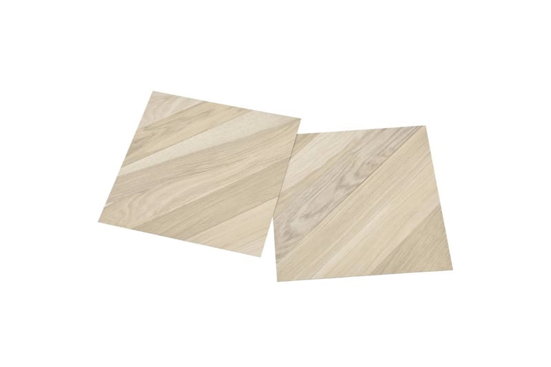 Selvklæbende Gulvbrædder 55 Stk. 5,11 M² Pvc Beigestribet - Beige - Hus & renovering - Byggeri - Gulv, væg & tag - Gulv - Gulvplader & plastikfliser