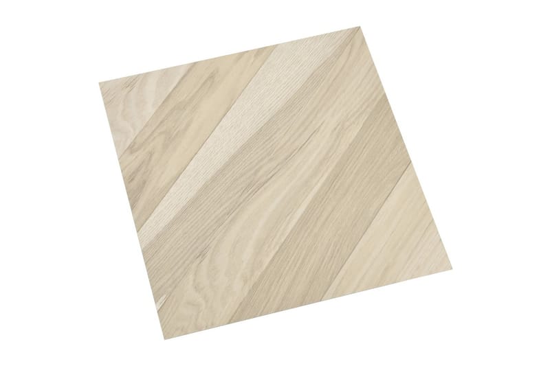 Selvklæbende Gulvbrædder 55 Stk. 5,11 M² Pvc Beigestribet - Beige - Hus & renovering - Byggeri - Gulv, væg & tag - Gulv - Gulvplader & plastikfliser