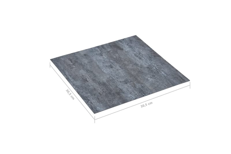 selvklæbende gulvbrædder 20 stk. 1,86 m² PVC grå marmor - Grå - Laminatgulv - Laminatgulv køkken