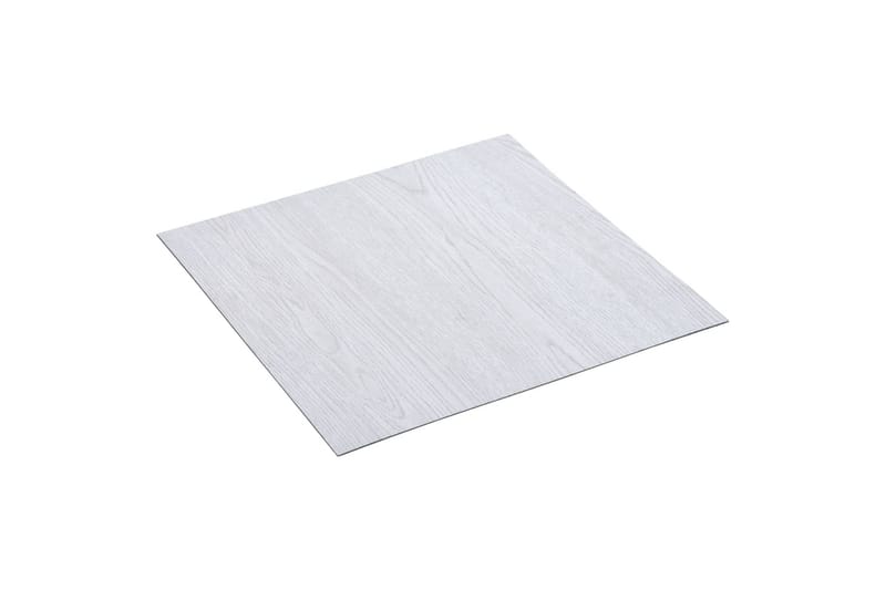 selvklæbende gulvbrædder 20 stk. 1,86 m² PVC hvid - Hvid - Hus & renovering - Byggeri - Gulv, væg & tag - Gulv - Laminatgulv