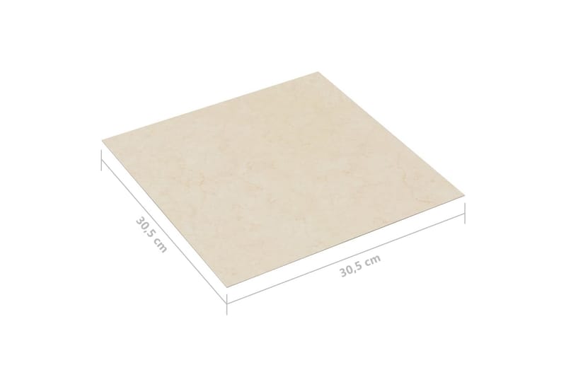 selvklæbende gulvbrædder 20 stk. 1,86 m² PVC beige - Beige - Hus & renovering - Byggeri - Gulv, væg & tag - Gulv - Laminatgulv