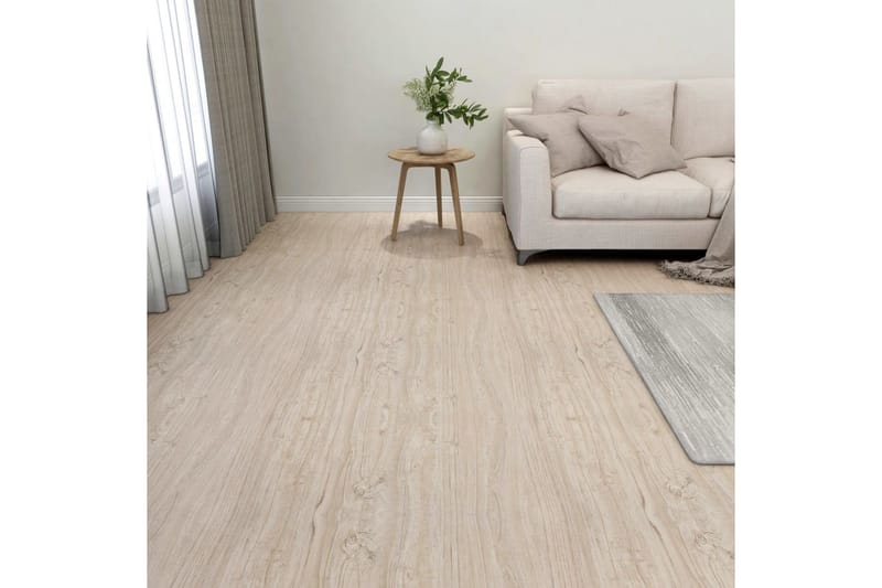selvklæbende gulvbrædder 20 stk. 1,86 m² PVC lysebrun - Brun - Hus & renovering - Byggeri - Gulv, væg & tag - Gulv - Vinylgulv & plastik gulv