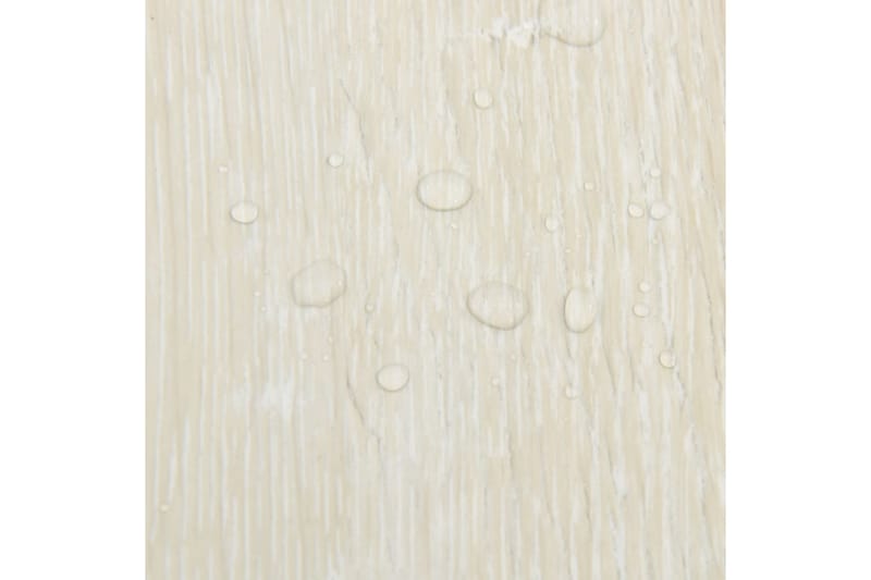 selvklæbende gulvbrædder 20 stk. 1,86 m² PVC - Creme - Træflise balkon - Vinylgulv & plastik gulv - Gulvplader & plastikfliser