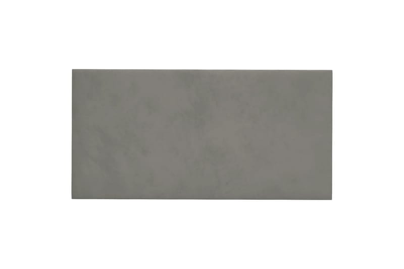 beBasic vægpaneler 12 stk. 30x15 cm 0,54 mÂ² fløjl lysegrå - GrÃ¥ - Hus & renovering - Byggeri - Gulv, væg & tag - Gulv & vægbeklædning - Vægpanel & panelplade
