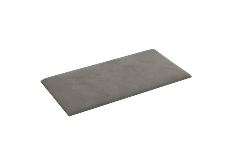 beBasic vægpaneler 12 stk. 30x15 cm 0,54 mÂ² fløjl lysegrå - GrÃ¥ - Hus & renovering - Byggeri - Gulv, væg & tag - Gulv & vægbeklædning - Vægpanel & panelplade
