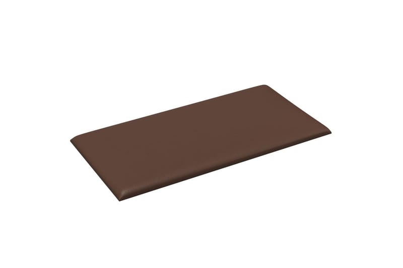 beBasic vægpaneler 12 stk. 30x15 cm 0,54 mÂ² kunstlæder brun - Brun - Hus & renovering - Byggeri - Gulv, væg & tag - Gulv & vægbeklædning - Vægpanel & panelplade