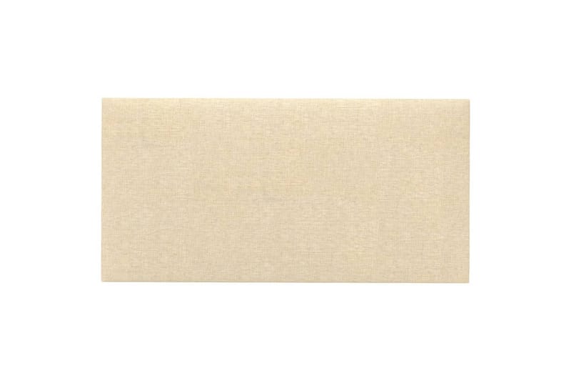 beBasic vægpaneler 12 stk. 30x15 cm 0,54 mÂ² stof cremefarvet - Creme - Hus & renovering - Byggeri - Gulv, væg & tag - Gulv & vægbeklædning - Vægpanel & panelplade