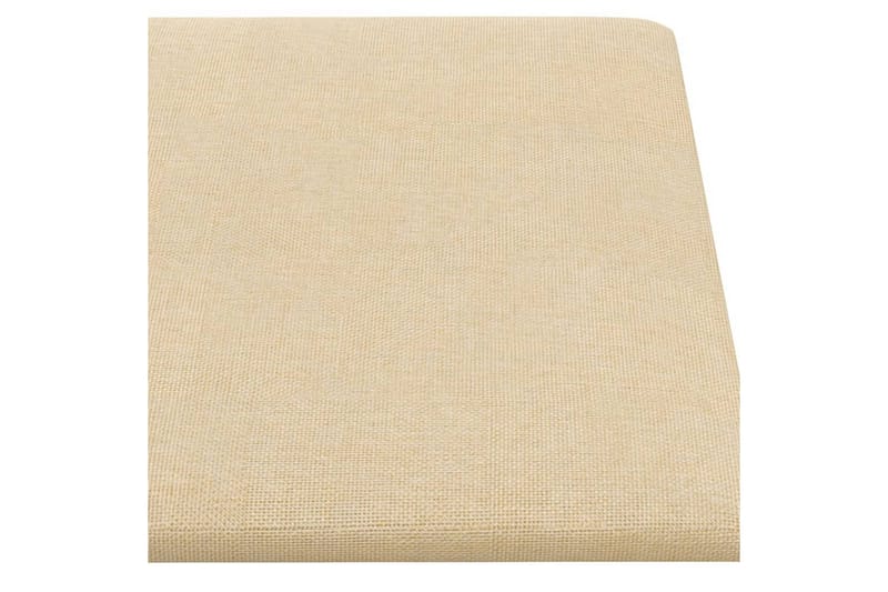 beBasic vægpaneler 12 stk. 30x15 cm 0,54 mÂ² stof cremefarvet - Creme - Hus & renovering - Byggeri - Gulv, væg & tag - Gulv & vægbeklædning - Vægpanel & panelplade