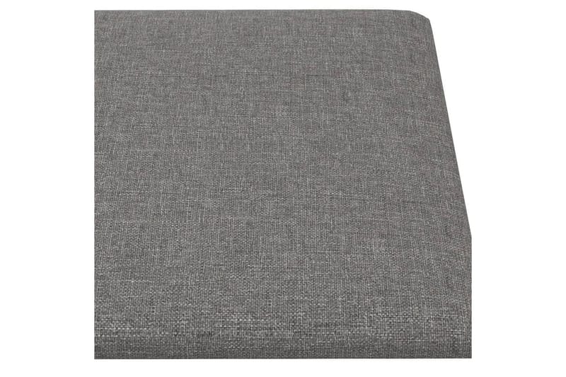 beBasic vægpaneler 12 stk. 30x15 cm 0,54 mÂ² stof lysegrå - GrÃ¥ - Hus & renovering - Byggeri - Gulv, væg & tag - Gulv & vægbeklædning - Vægpanel & panelplade