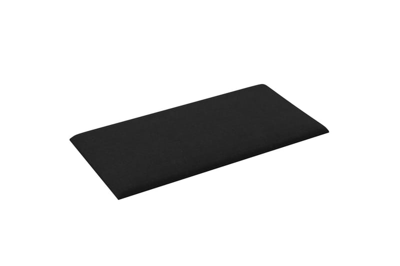 beBasic vægpaneler 12 stk. 30x15 cm 0,54 mÂ² stof sort - Sort - Vægpanel & panelplade