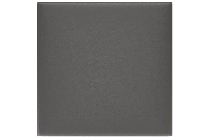 beBasic vægpaneler 12 stk. 30x30 cm 1,08 mÂ² kunstlæder grå - GrÃ¥ - Hus & renovering - Byggeri - Gulv, væg & tag - Gulv & vægbeklædning - Vægpanel & panelplade