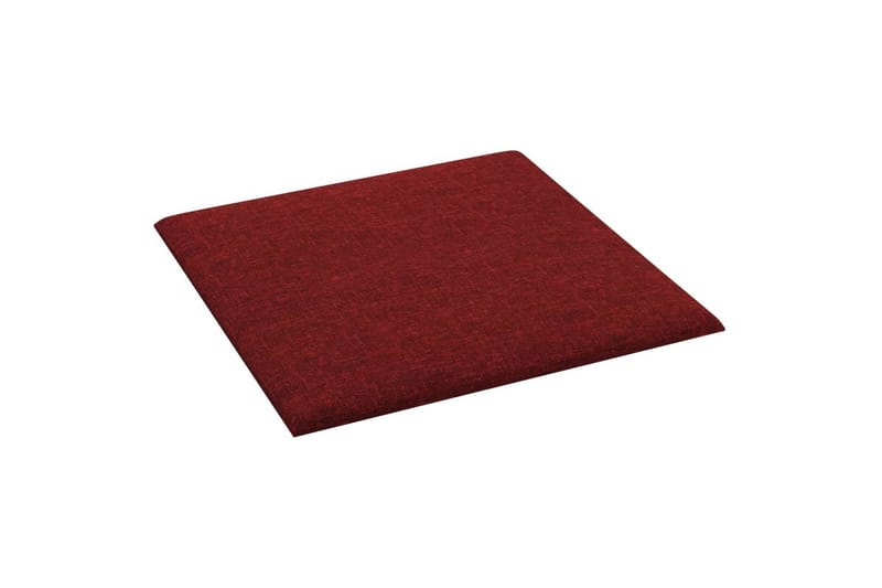 beBasic vægpaneler 12 stk. 30x30 cm 1,08 mÂ² stof vinrød - RÃ¸d - Hus & renovering - Byggeri - Gulv, væg & tag - Gulv & vægbeklædning - Vægpanel & panelplade