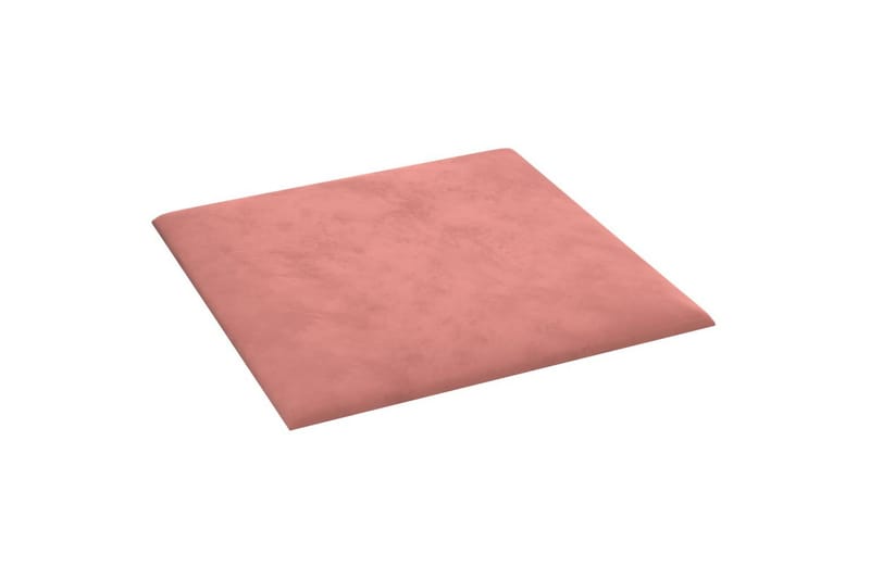 beBasic vægpaneler 12 stk. 30x30cm 1,08 mÂ² fløjl lyserød - LyserÃ¸d - Hus & renovering - Byggeri - Gulv, væg & tag - Gulv & vægbeklædning - Vægpanel & panelplade