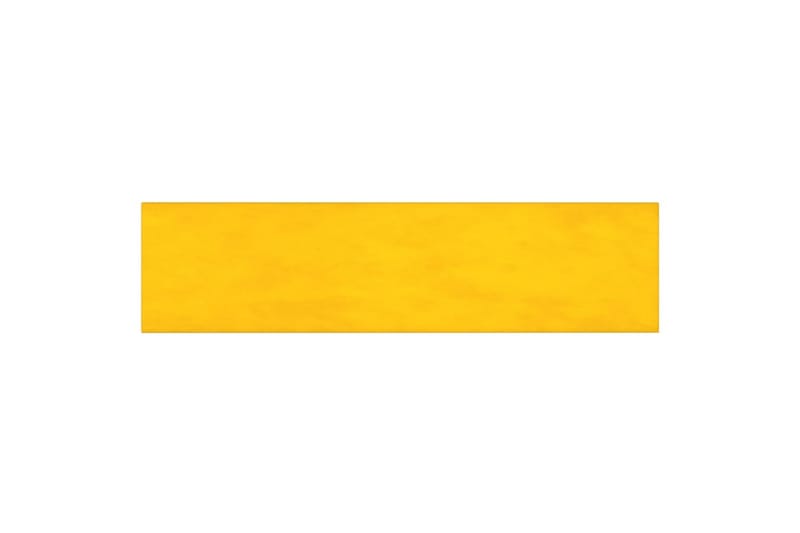 beBasic vægpaneler 12 stk. 60x15 cm 1,08 mÂ² fløjl gul - Gul - Vægpanel & panelplade