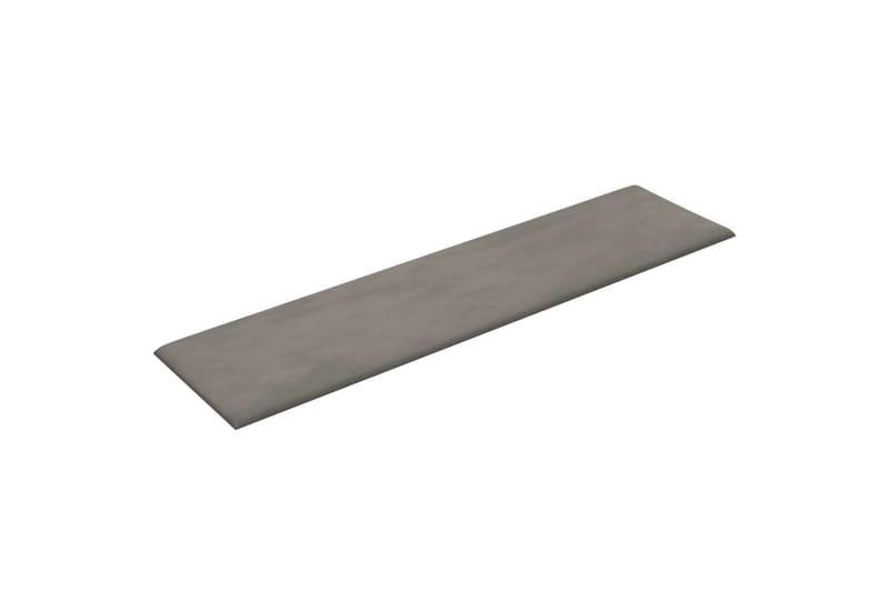 beBasic vægpaneler 12 stk. 60x15 cm 1,08 mÂ² fløjl lysegrå - GrÃ¥ - Hus & renovering - Byggeri - Gulv, væg & tag - Gulv & vægbeklædning - Vægpanel & panelplade