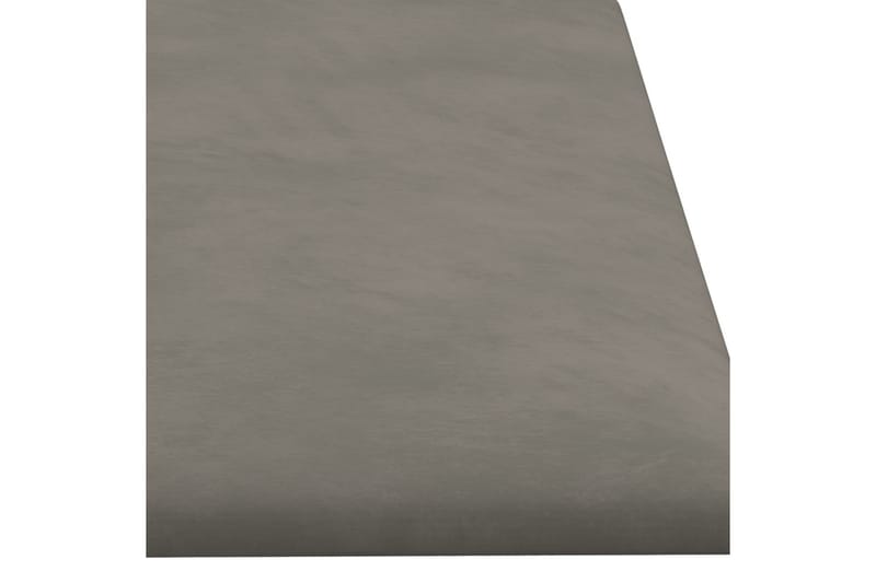 beBasic vægpaneler 12 stk. 60x15 cm 1,08 mÂ² fløjl lysegrå - GrÃ¥ - Hus & renovering - Byggeri - Gulv, væg & tag - Gulv & vægbeklædning - Vægpanel & panelplade