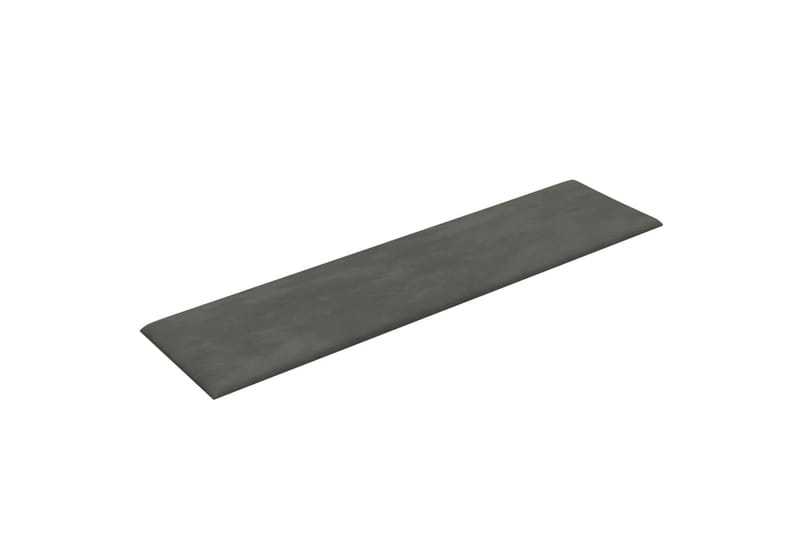 beBasic vægpaneler 12 stk. 60x15 cm 1,08 mÂ² fløjl mørkegrå - GrÃ¥ - Hus & renovering - Byggeri - Gulv, væg & tag - Gulv & vægbeklædning - Vægpanel & panelplade
