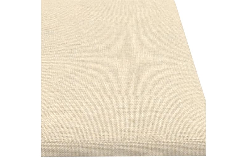 beBasic vægpaneler 12 stk. 60x15 cm 1,08 mÂ² stof cremefarvet - Creme - Hus & renovering - Byggeri - Gulv, væg & tag - Gulv & vægbeklædning - Vægpanel & panelplade