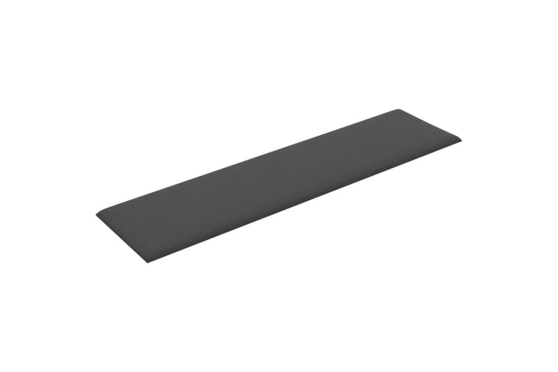 beBasic vægpaneler 12 stk. 60x15 cm 1,08 mÂ² stof mørkegrå - GrÃ¥ - Vægpanel & panelplade
