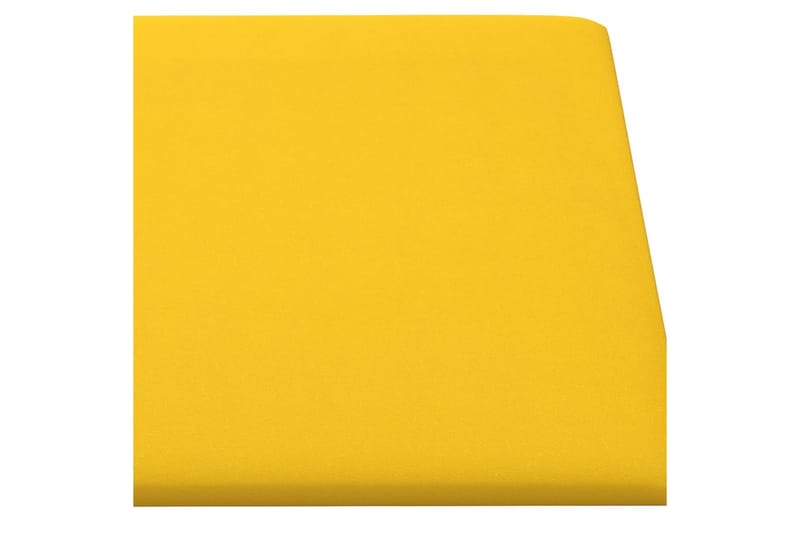 beBasic vægpaneler 12 stk. 60x30 cm 2,16 mÂ² fløjl gul - Gul - Vægpanel & panelplade