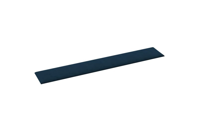 beBasic vægpaneler 12 stk. 90x15 cm 1,62 mÂ² fløjl blå - BlÃ¥ - Hus & renovering - Byggeri - Gulv, væg & tag - Gulv & vægbeklædning - Vægpanel & panelplade