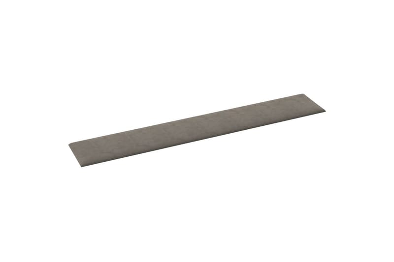 beBasic vægpaneler 12 stk. 90x15 cm 1,62 mÂ² fløjl lysegrå - GrÃ¥ - Hus & renovering - Byggeri - Gulv, væg & tag - Gulv & vægbeklædning - Vægpanel & panelplade