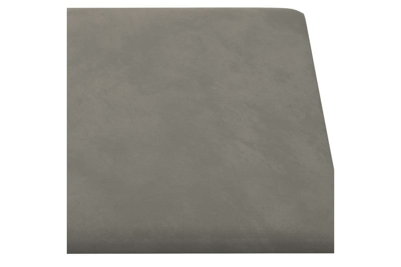 beBasic vægpaneler 12 stk. 90x15 cm 1,62 mÂ² fløjl lysegrå - GrÃ¥ - Hus & renovering - Byggeri - Gulv, væg & tag - Gulv & vægbeklædning - Vægpanel & panelplade