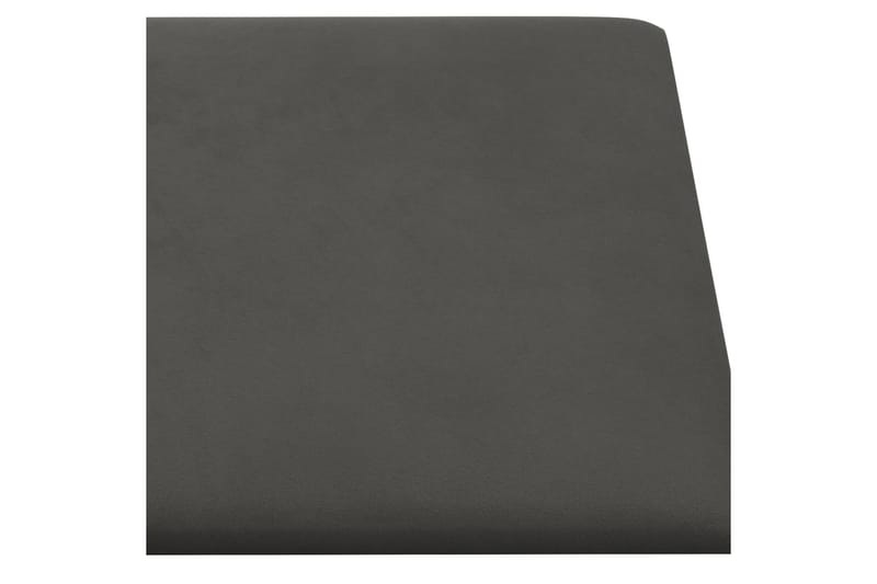 beBasic vægpaneler 12 stk. 90x15 cm 1,62 mÂ² fløjl mørkegrå - GrÃ¥ - Hus & renovering - Byggeri - Gulv, væg & tag - Gulv & vægbeklædning - Vægpanel & panelplade