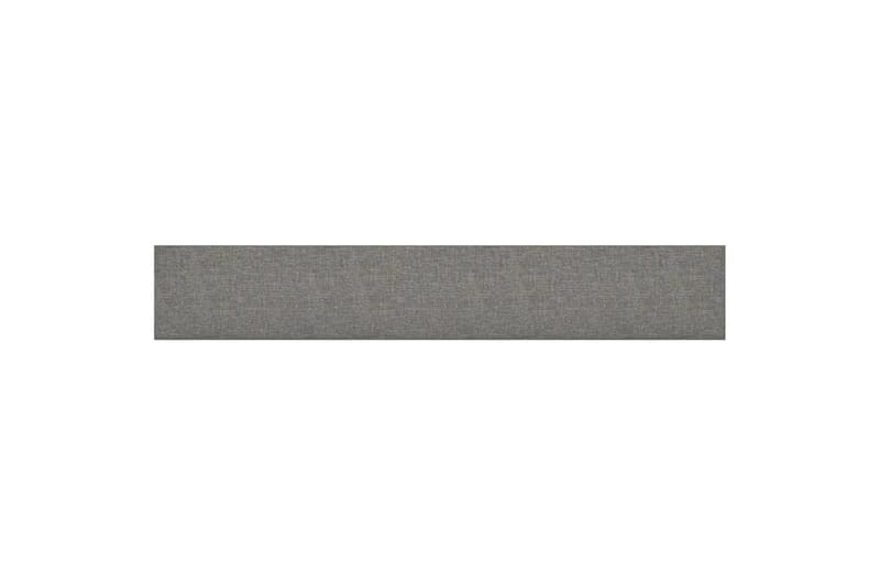 beBasic vægpaneler 12 stk. 90x15 cm 1,62 mÂ² stof lysegrå - GrÃ¥ - Vægpanel & panelplade