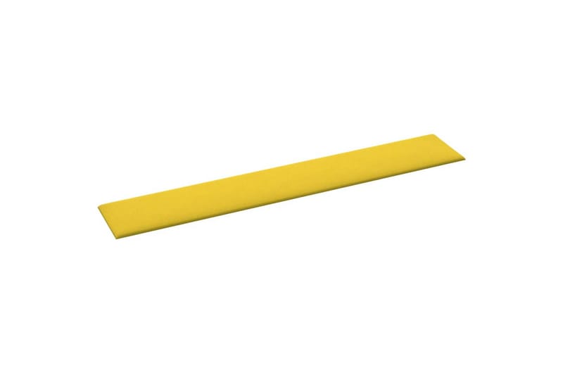 beBasic vægpaneler 12 stk. 90x15 cm 1,62 mÂ² stof mørkegul - Gul - Hus & renovering - Byggeri - Gulv, væg & tag - Gulv & vægbeklædning - Vægpanel & panelplade