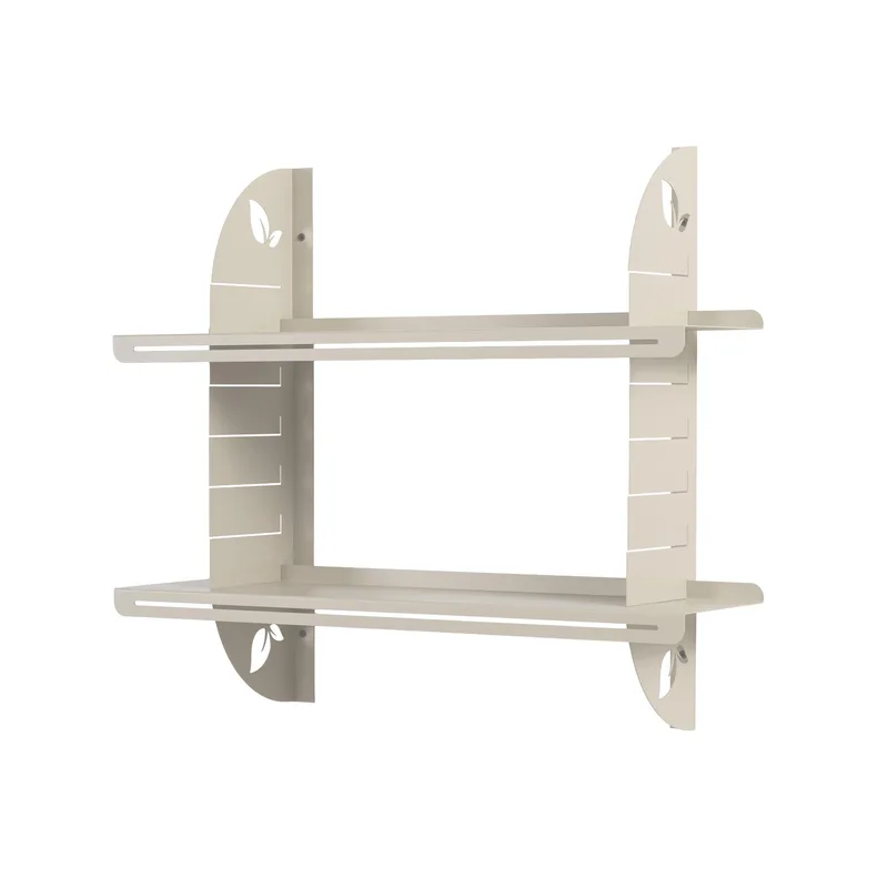 Clavor væghylde 70 cm, Blød Beige