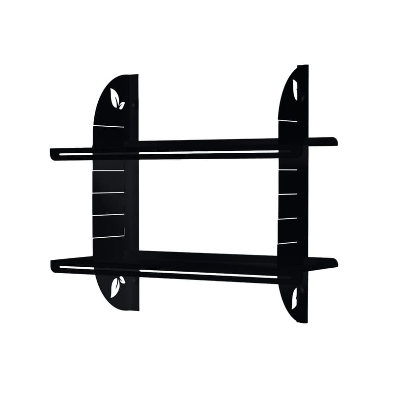 Clavor væghylde 70 cm, Sort