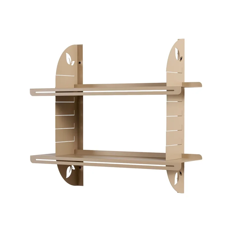 Clavor væghylde 70 cm, Taupe