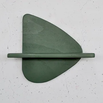 Dekorativ væghylde i træ Hanah Home Magna (35 x 32 x 11 cm) Mørkegrøn - Hus & renovering - Byggeri - Gulv, væg & tag - Gulv & vægbeklædning - Vægplader