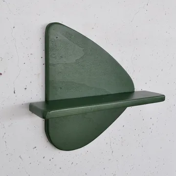 Dekorativ væghylde i træ Hanah Home Magna (35 x 32 x 11 cm) Mørkegrøn - Hus & renovering - Byggeri - Gulv, væg & tag - Gulv & vægbeklædning - Vægplader