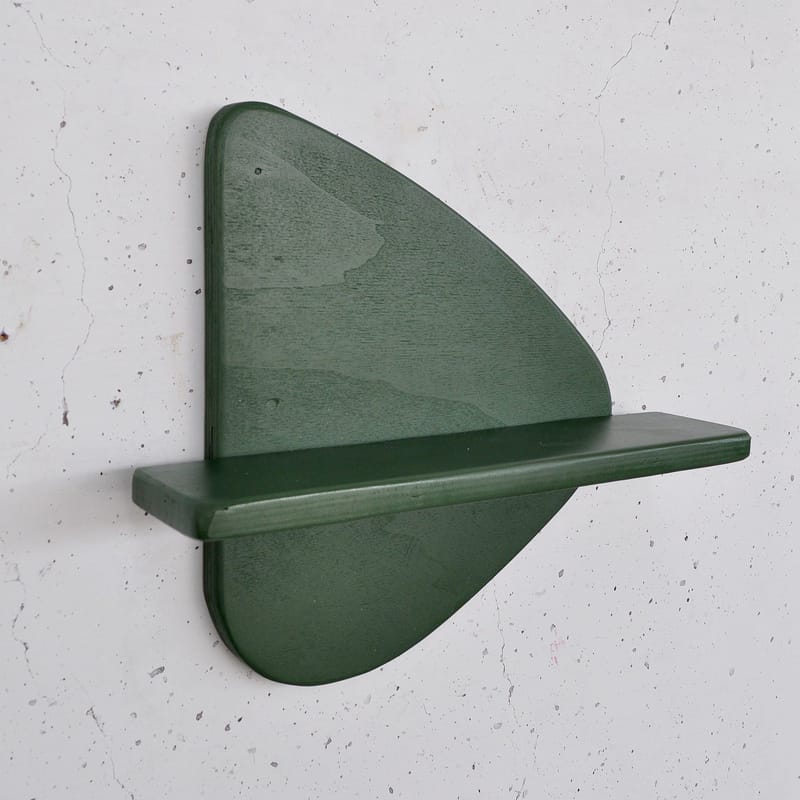 Dekorativ væghylde i træ Hanah Home Magna (35 x 32 x 11 cm) Mørkegrøn - Hus & renovering - Byggeri - Gulv, væg & tag - Gulv & vægbeklædning - Vægplader