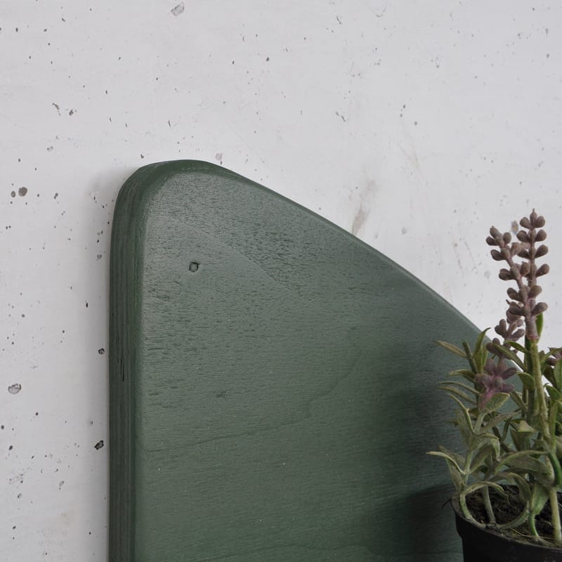Dekorativ væghylde i træ Hanah Home Magna (35 x 32 x 11 cm) Mørkegrøn - Hus & renovering - Byggeri - Gulv, væg & tag - Gulv & vægbeklædning - Vægplader