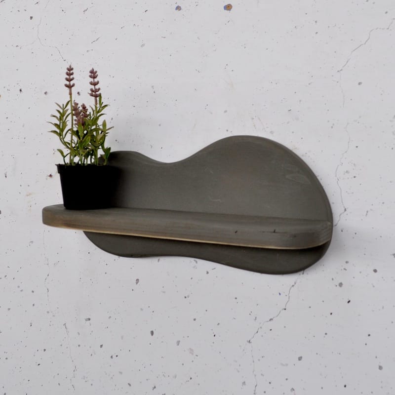 Dekorativ væghylde i træ Hanah Home Mexo (34 x 15 x 10 cm) - Hus & renovering - Byggeri - Gulv, væg & tag - Gulv & vægbeklædning - Vægplader