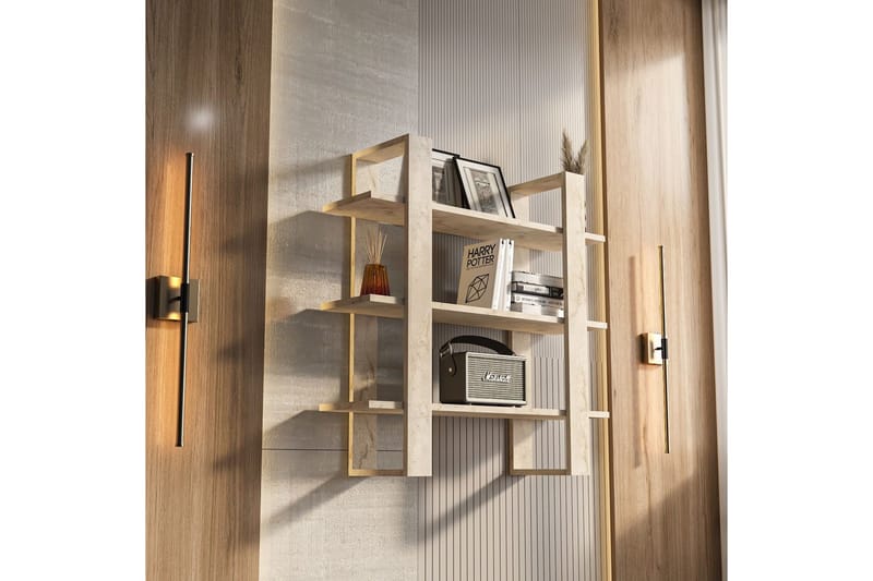 Draven Vægplade 90x90 cm - Travertin - Hus & renovering - Byggeri - Gulv, væg & tag - Gulv & vægbeklædning - Vægplader