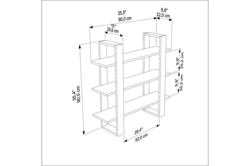 Draven Vægplade 90x90 cm - Travertin - Hus & renovering - Byggeri - Gulv, væg & tag - Gulv & vægbeklædning - Vægplader