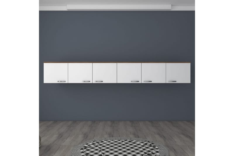 Ervon Vægplade 243x243 cm - Valnød/Hvid - Hus & renovering - Byggeri - Gulv, væg & tag - Gulv & vægbeklædning - Vægplader