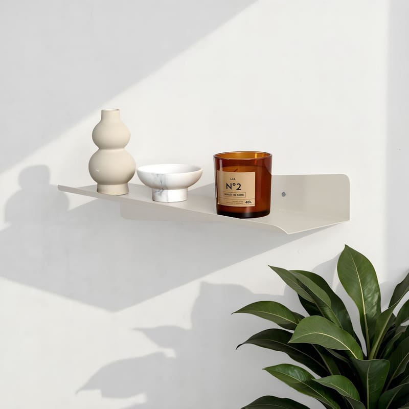 Jorricon væghylde 60 cm - Blød Beige - Opbevaring - Hylder & Reoler - Væghylde & vægreol