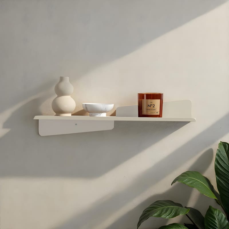 Jorricon væghylde 60 cm - Blød Beige - Opbevaring - Hylder & Reoler - Væghylde & vægreol