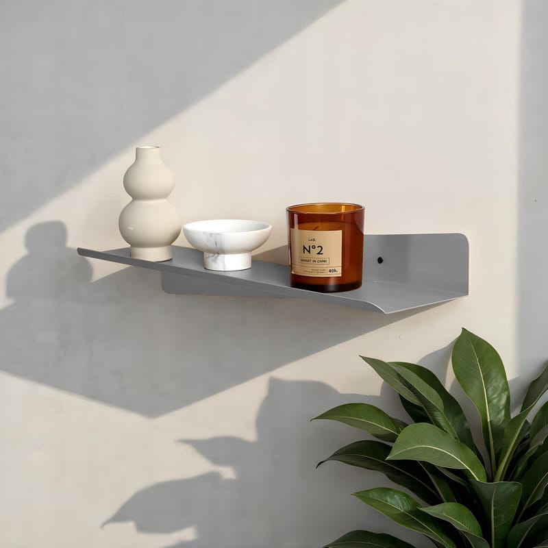 Jorricon væghylde 60 cm - Grå - Opbevaring - Hylder & Reoler - Væghylde & vægreol