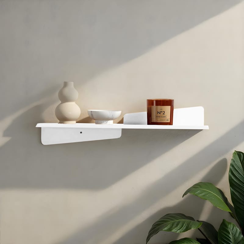 Jorricon væghylde 60 cm - Hvid - Opbevaring - Hylder & Reoler - Væghylde & vægreol