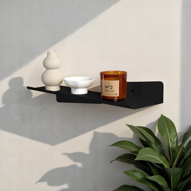 Jorricon væghylde 60 cm - Sort - Opbevaring - Hylder & Reoler - Væghylde & vægreol